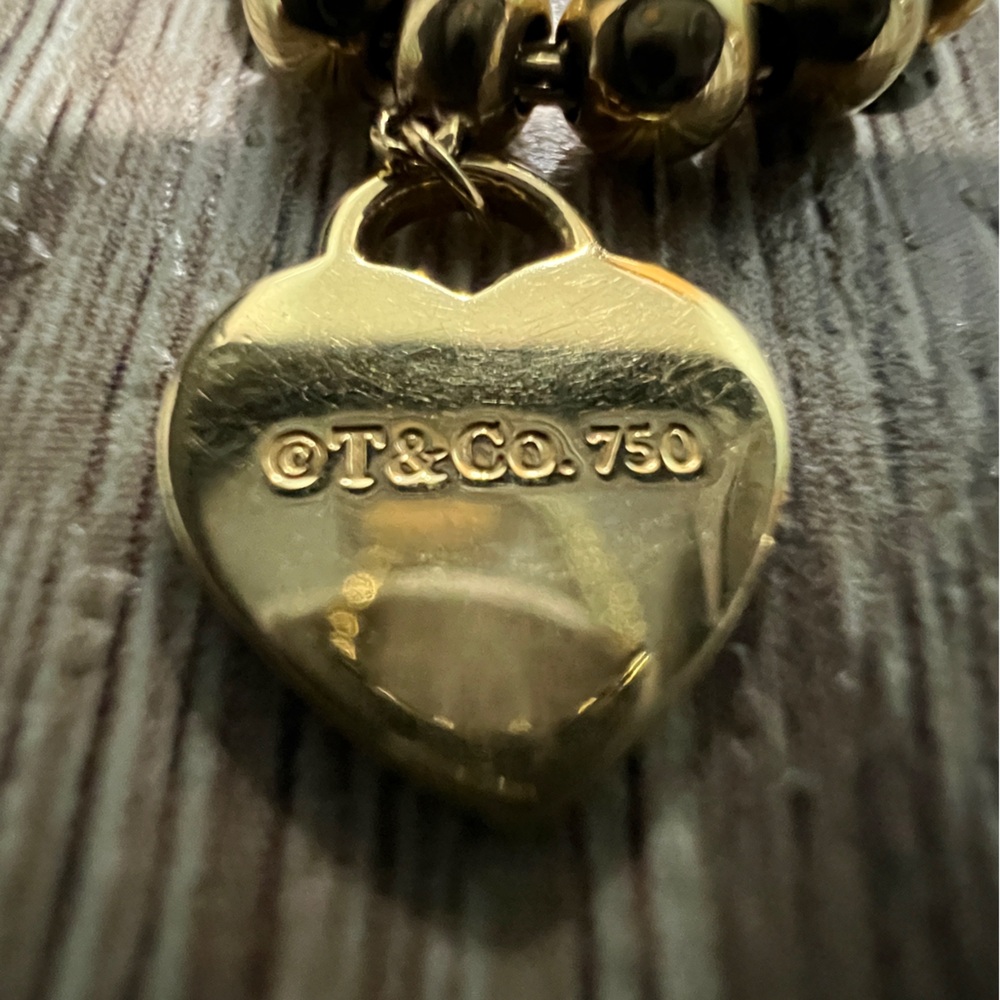 Tiffany & Co. RTT gold bead bracelet - Picture 4 of 10